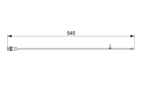 BOSCH Warning Contact, brake pad wear (1 987 474 561)