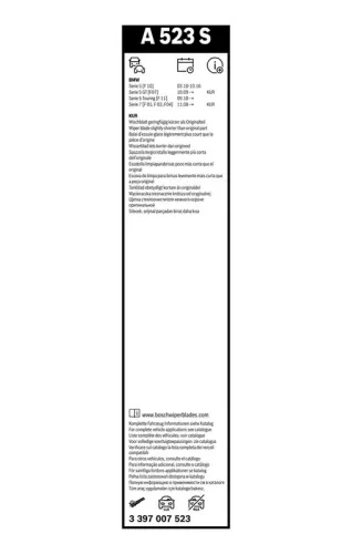 BOSCH Wiper Blade (3397007523)