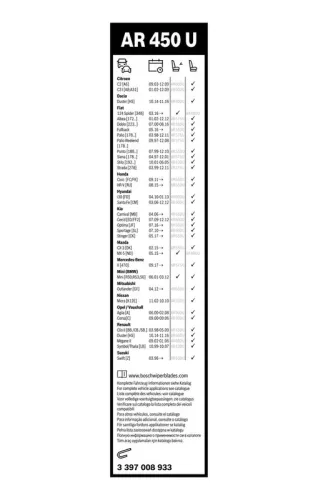 BOSCH Wiper Blade (3 397 008 933)