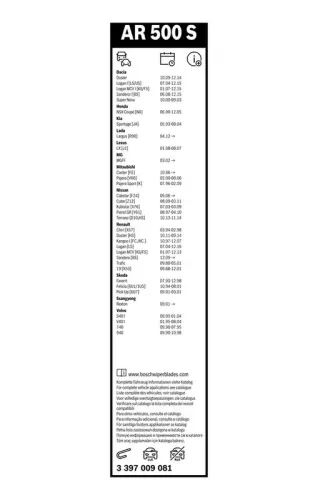 BOSCH Wiper Blade (3397009081)