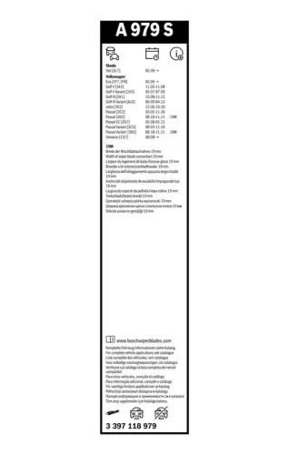 BOSCH Wiper Blade (3397118979)