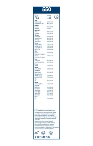 BOSCH Wiper Blade (3397118420)