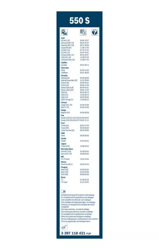 BOSCH Wiper Blade (3397118421)