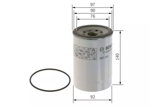 BOSCH Fuel Filter (F 026 402 118)