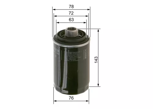 BOSCH Oil Filter (F026407080)