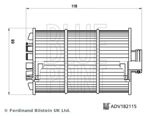BLUE PRINT Oil Filter (ADV182115)