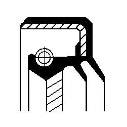 CORTECO Shaft Seal, crankshaft (15030309B)
