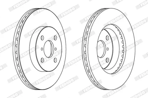 FERODO Brake Disc (DDF1587)