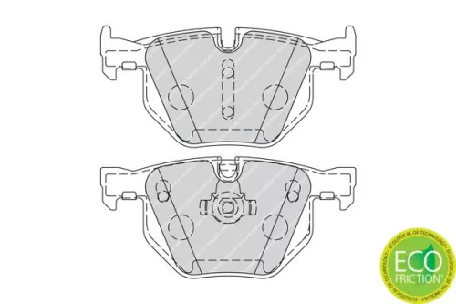 FERODO Brake Pad Set, disc brake (FDB1748)