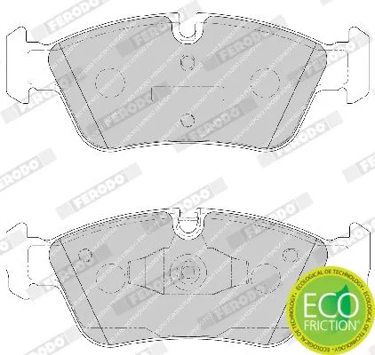 FERODO Brake Pad Set, disc brake (FDB1751)