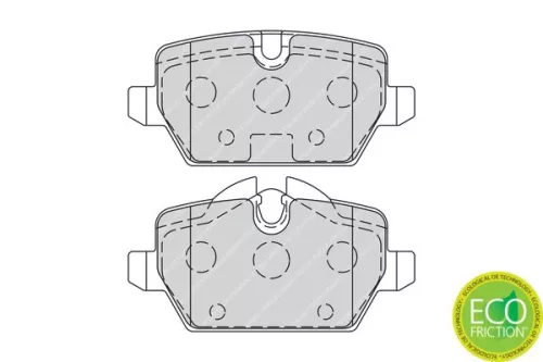 FERODO Brake Pad Set, disc brake (FDB1806)