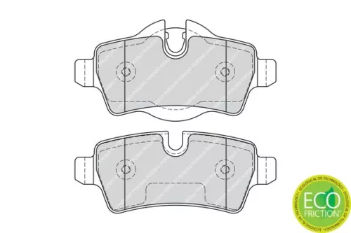 FERODO Brake Pad Set, disc brake (FDB1975)