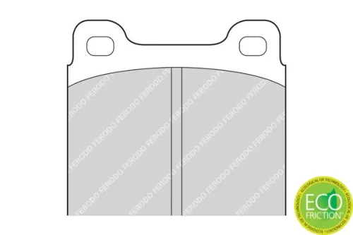 FERODO Brake Pad Set, disc brake (FDB2M)