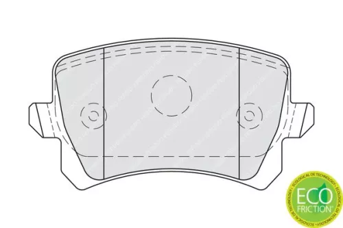 FERODO Brake Pad Set, disc brake (FDB4058)