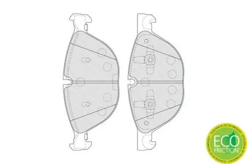 FERODO Brake Pad Set, disc brake (FDB4079)