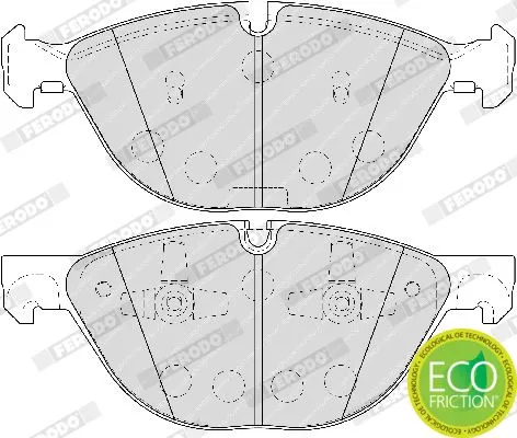 FERODO Brake Pad Set, disc brake (FDB4079)