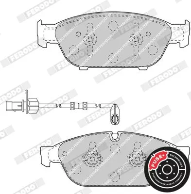 FERODO Brake Pad Set, disc brake (FDB4397)