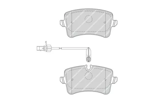 FERODO Brake Pad Set, disc brake (FDB4410)