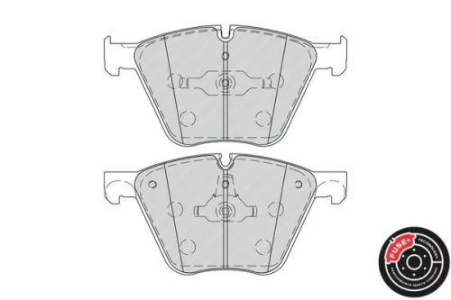 FERODO Brake Pad Set, disc brake (FDB4258)