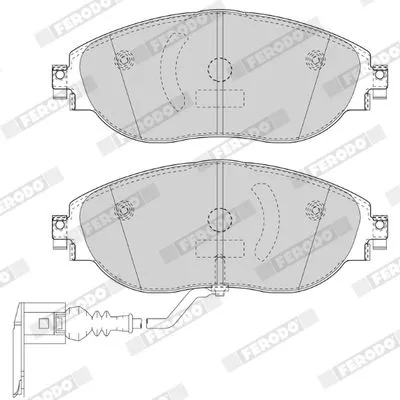 FERODO Brake Pad Set, disc brake (FDB4425)
