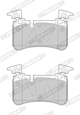 FERODO Brake Pad Set, disc brake (FDB4714)