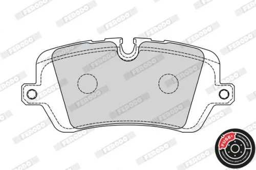 FERODO Brake Pad Set, disc brake (FDB4678)
