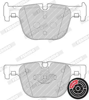 FERODO Brake Pad Set, disc brake (FDB4687)