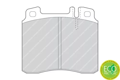 FERODO Brake Pad Set, disc brake (FDB800)