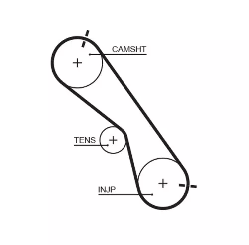 GATES Timing Belt Kit (K025560XS)