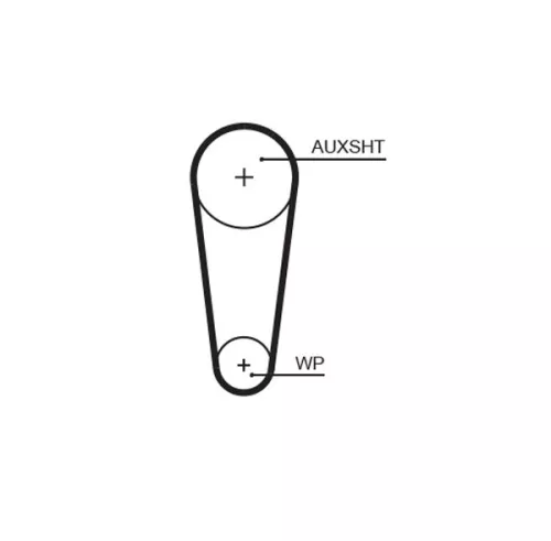 GATES Water Pump & Timing Belt Kit (KP15680XS-2)