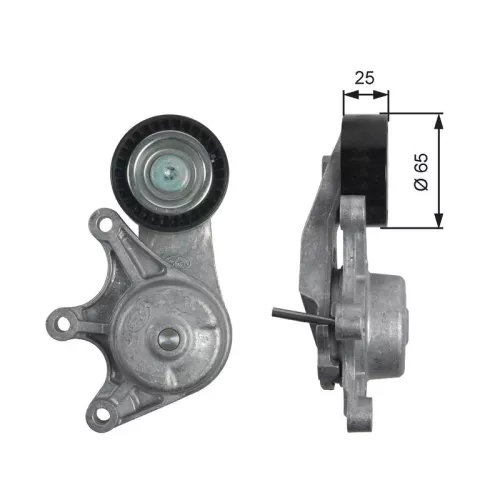 Belt Tensioner, V-ribbed belt