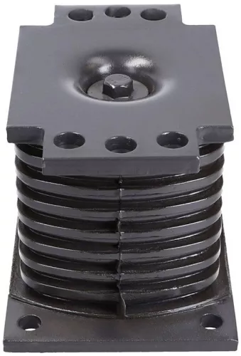 Mounting, leaf spring