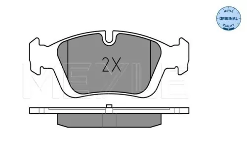 MEYLE Brake Pad Set, disc brake (0252328717)