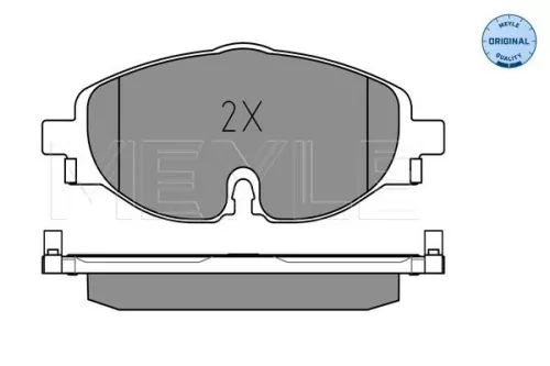 MEYLE Brake Pad Set, disc brake (0252568320)