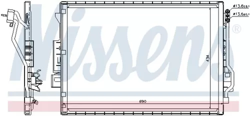 NISSENS Condenser, air conditioning (940137)