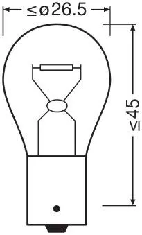 OSRAM Bulb, direction indicator (7507)