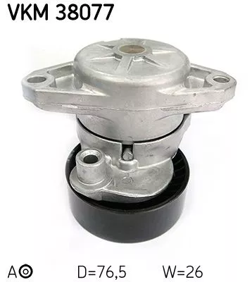 SKF Belt Tensioner, V-ribbed belt (VKM38077)