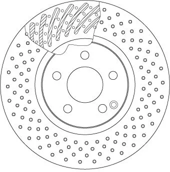 TRW Brake Disc (DF4862S)