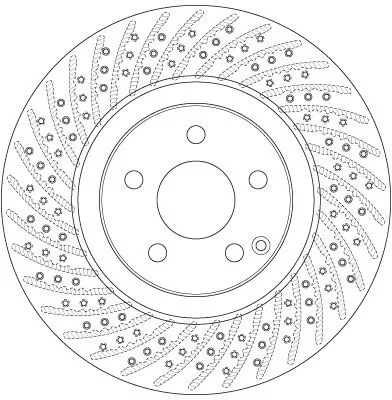 TRW Brake Disc (DF6433S)