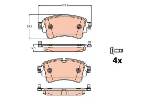 Brake Pad Set, disc brake
