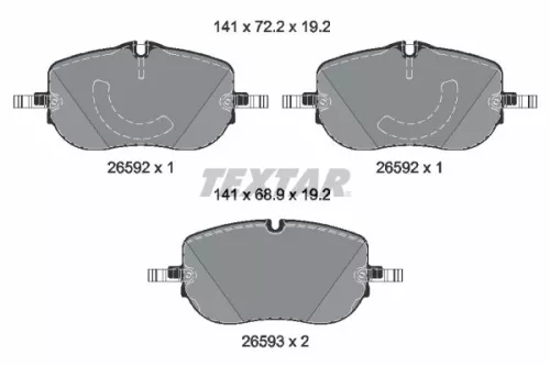 Brake Pad Set, disc brake