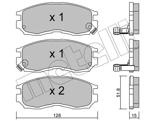Brake Pad Set, disc brake