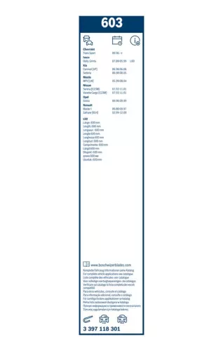BOSCH Wiper Blade (3397118301)