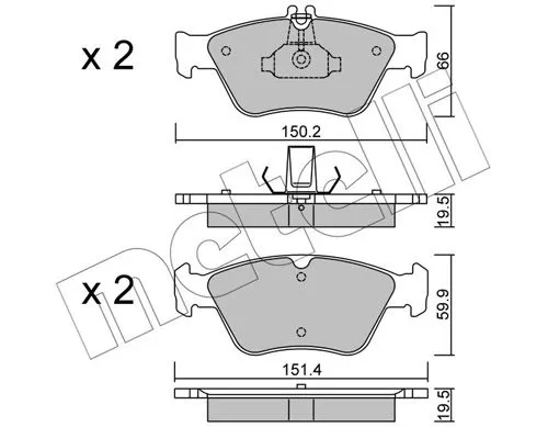 Brake Pad Set, disc brake