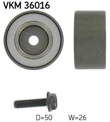 Deflection/Guide Pulley, V-ribbed belt
