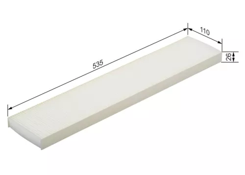 BOSCH Filter, cabin air (1987432028)