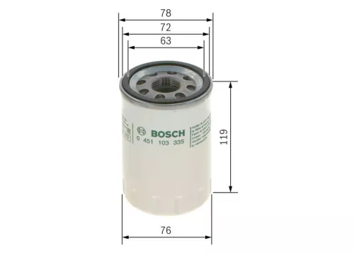 BOSCH Oil Filter (0451103335)