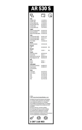 BOSCH Wiper Blade (3397118903)