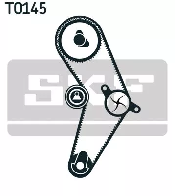 SKF Water Pump & Timing Belt Kit (VKMC02203)