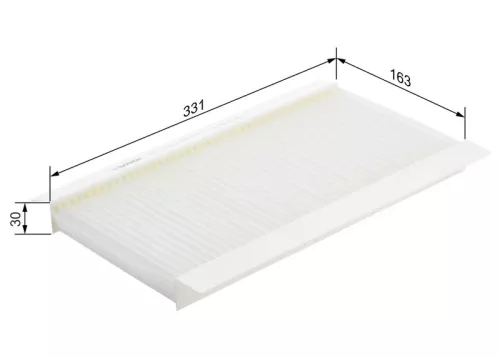BOSCH Filter, cabin air (1987432076)